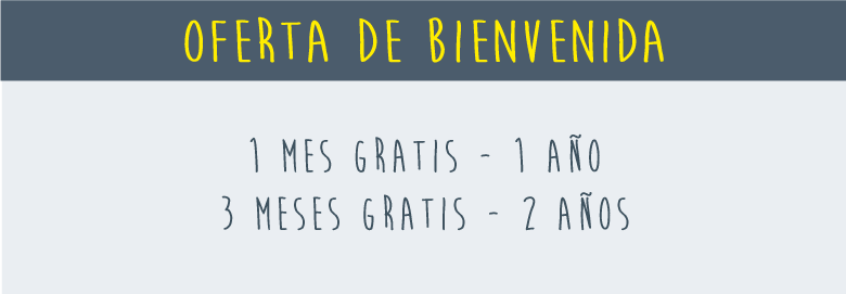 Oferta de Bienvenida